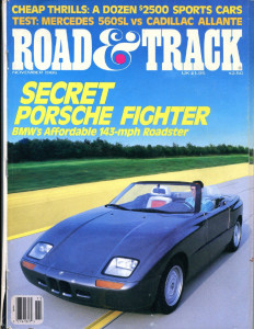 ROAD & TRACK 1986 NOV - BMW Z1, ASTON DB3S, MILANO*